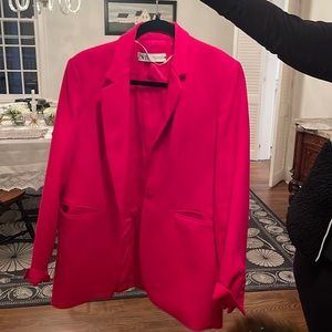 ZARA hot pink blazer, great quality NWOT never worn